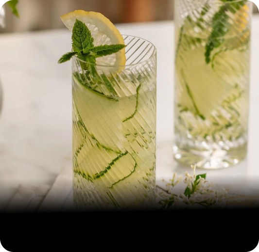 Mint & Lemon Sprintz Cocktail