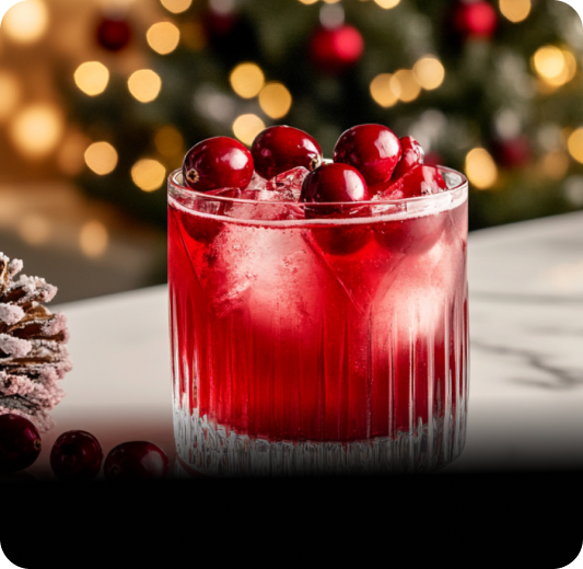 Christmas Tonic Vodka Cocktail