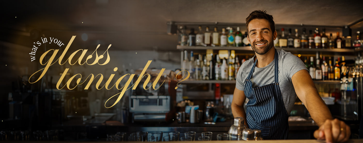 what's in your glass tonight banner