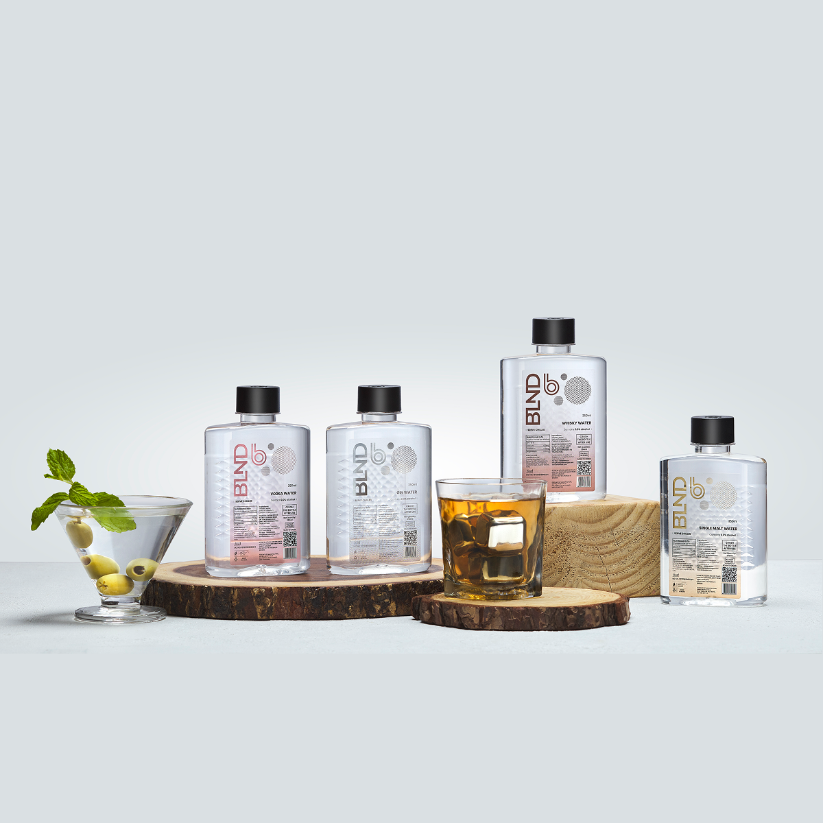 BLND Blending Water for Single Malt - 250ml (Pack of 8)