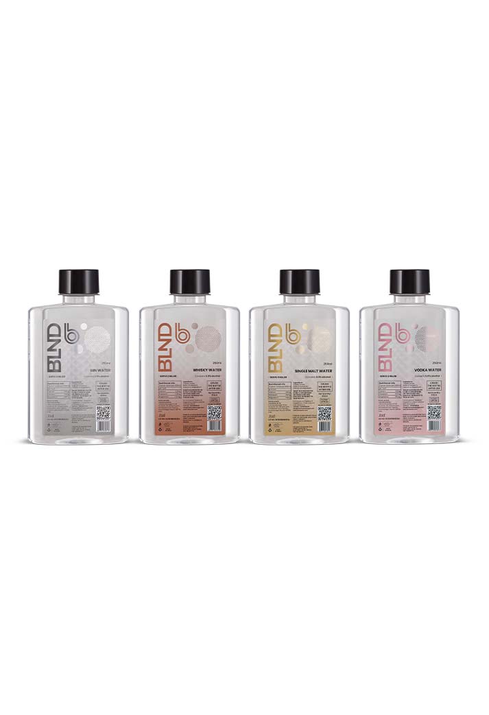 whiskey, single malt, vodka & GIN tonic water combo pack 250ml