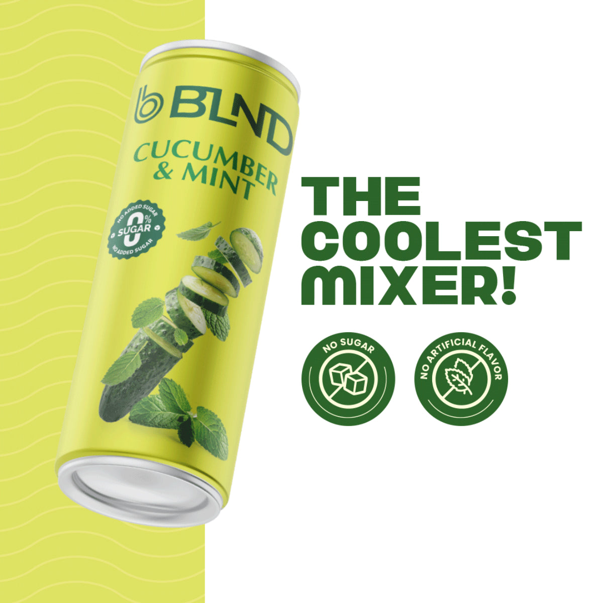BLND Cucumber & Mint Mixer 250ml