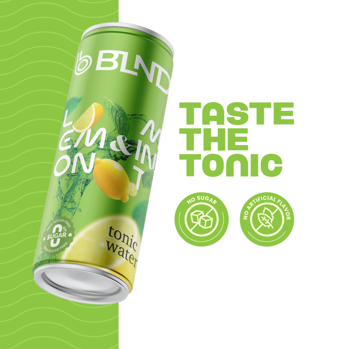 BLND Lemon and Mint <br> Tonic Water - 250ml