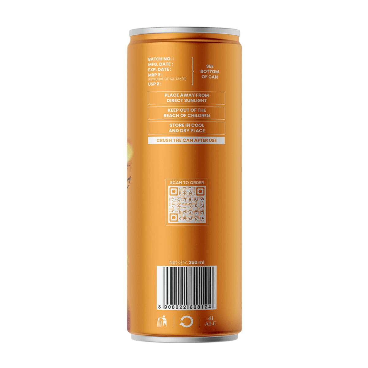 BLND Peach and Mango <br> Tonic Water - 250ml