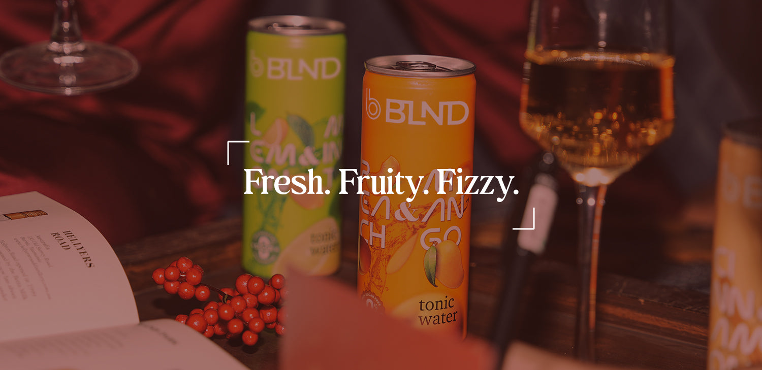 fresh, fruity, fizzy blend water